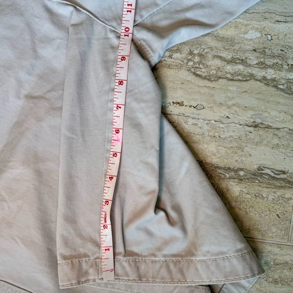 Timberland Men's Flat Front Light Tan Stone Cotton Hiking Shorts Size 38 waist - Picture 5 of 6